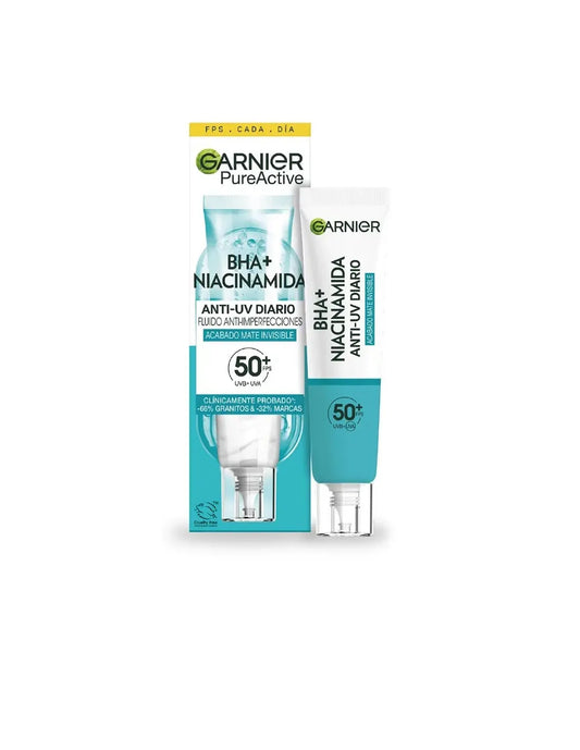 GARNIER GARNIER Pure Active BHA Niacinamid Fluido Anti-Imperfecciones LSF 50 40 ml Kosmetik