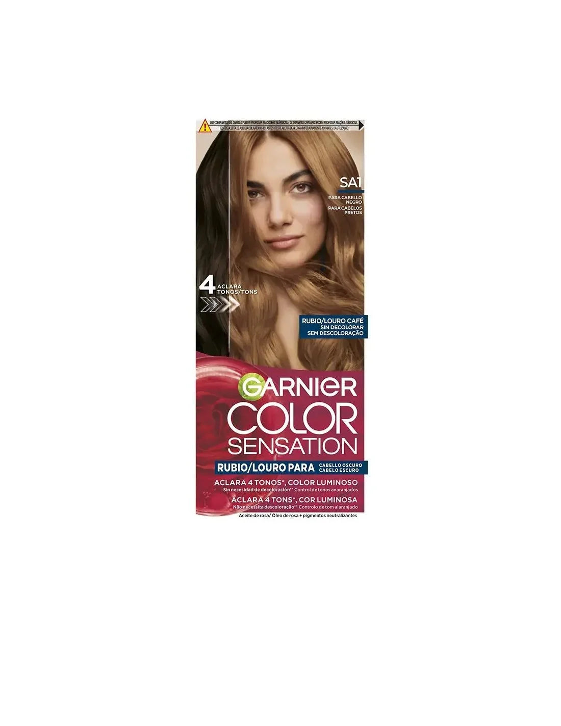 GARNIER GARNIER Color Sensation Tinte Rubio Luminoso ohne Aufhellung für dunkles Haar Louro Café Haarfarbe