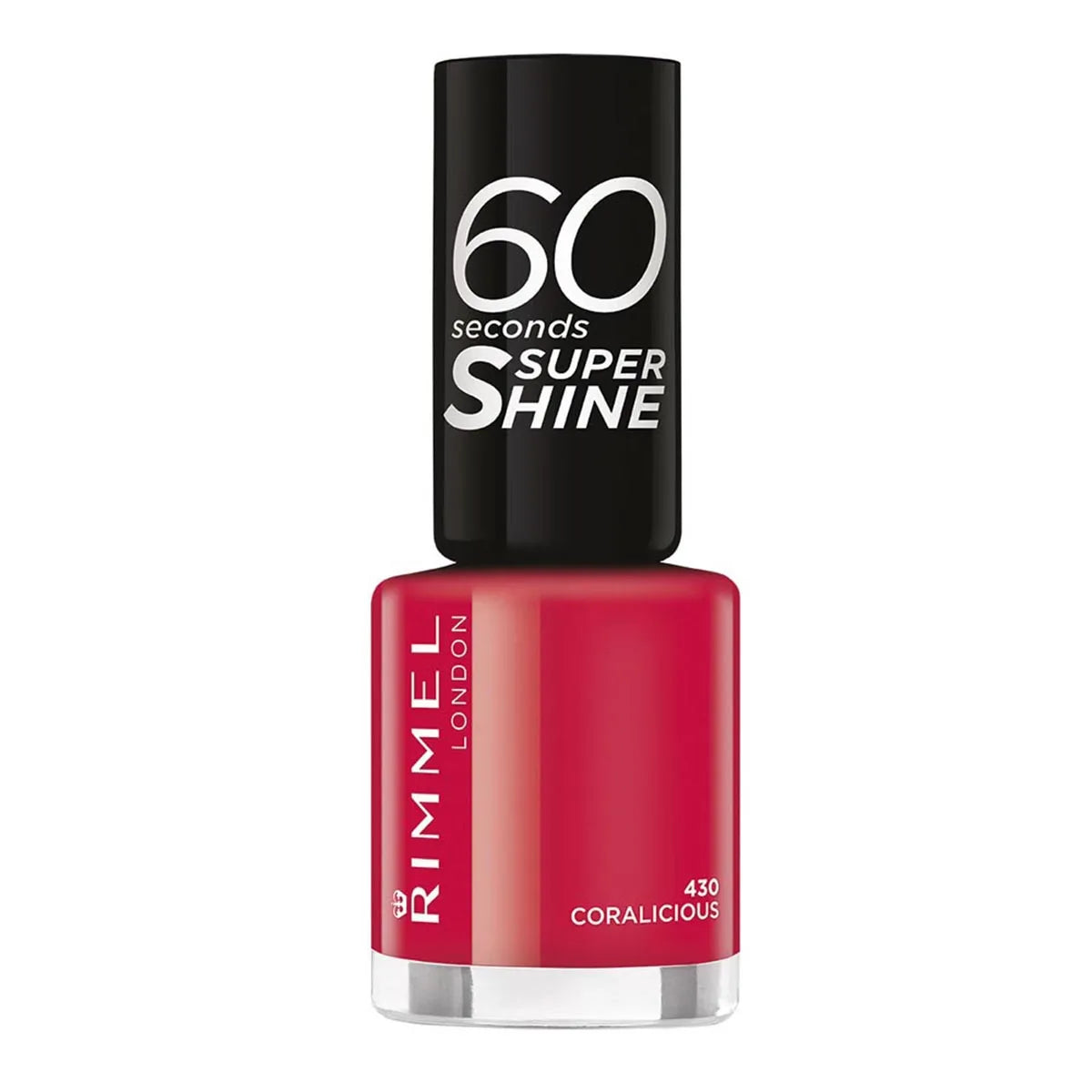 RIMMEL LONDON Rimmel London 60 Seconds Super Shine Nagellack 430 Coralicious Coralrot Nagelpflege