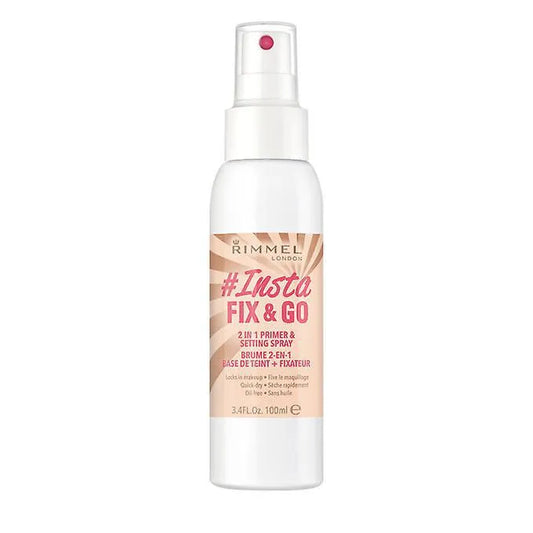RIMMEL LONDON Rimmel London Lasting Finish Fix y Go 2 in 1 Primer und Setting Spray 100 ml Kosmetik