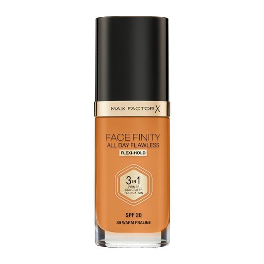 Max Factor Max Factor, Facefinity All Day Flawless, Mattes Finish, Primer, Concealer und Foundation 3-in-1, 88, Praline, SPF 