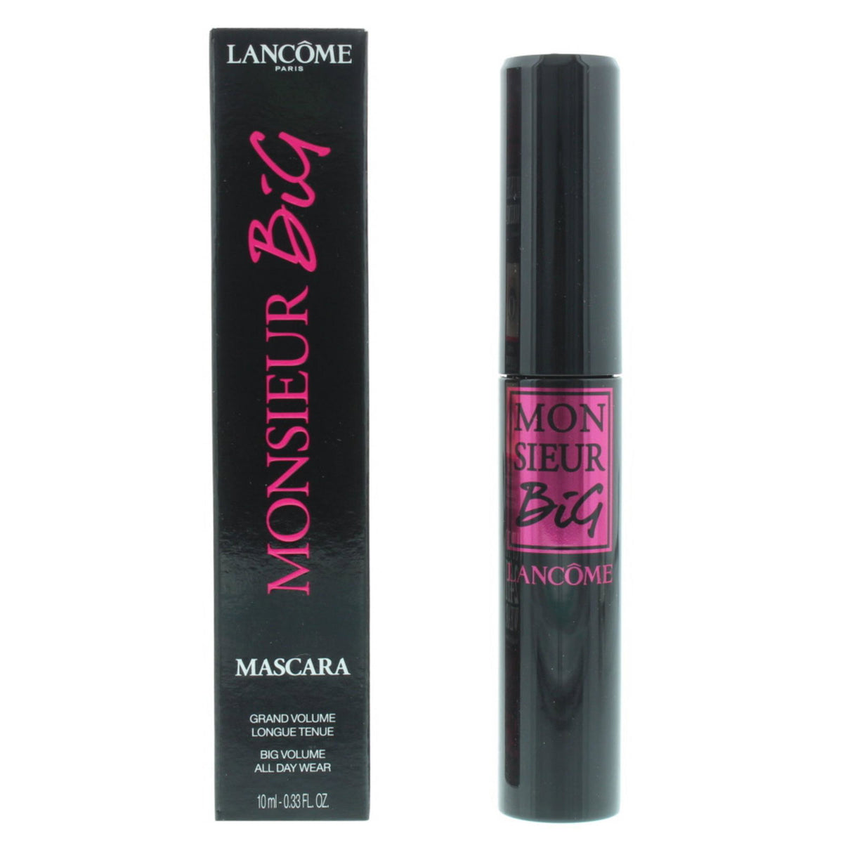 Lancome Lancome, Monsieur Big, Volumenverstärkend, Wimperntusche, 01, Schwarz, 10 ml Regular