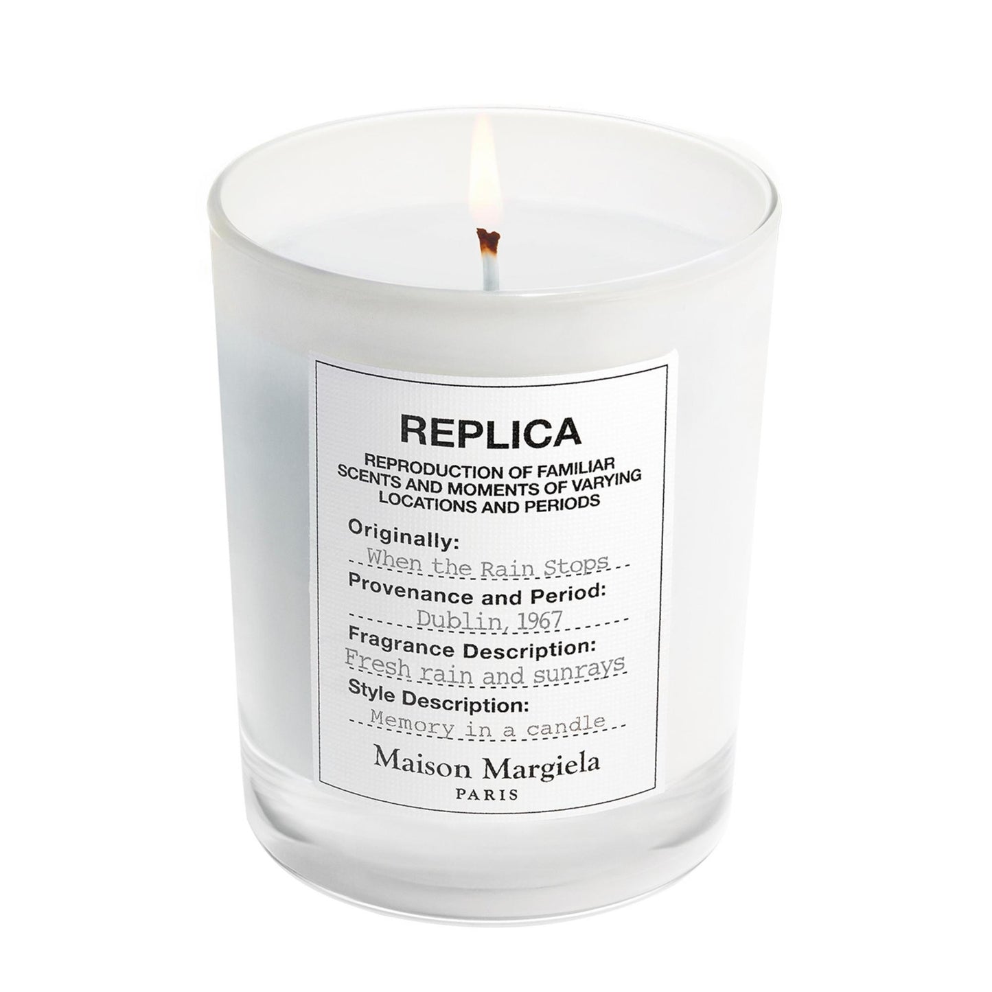 Maison Margiela Maison Margiela, Replica When The Rain Stops, Frisch, Duftkerze, 165 g Regular