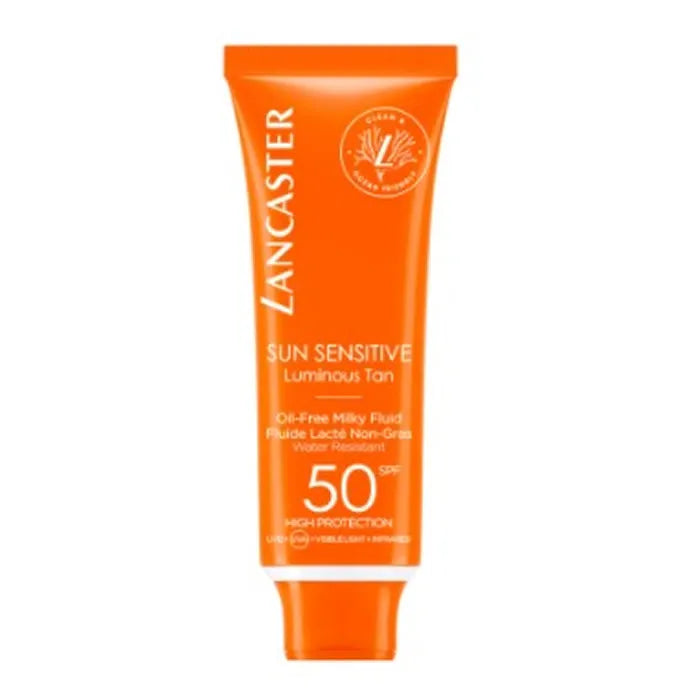 LANCASTER LANCASTER Sun Sensitive Luminous Tan Öl-freies Milky Fluid LSF 50 50 ml Sonnenpflege