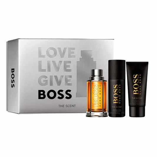 HUGO BOSS HUGO BOSS The Scent Eau de Toilette Spray 100 ml Set 3 Stück Parfüm