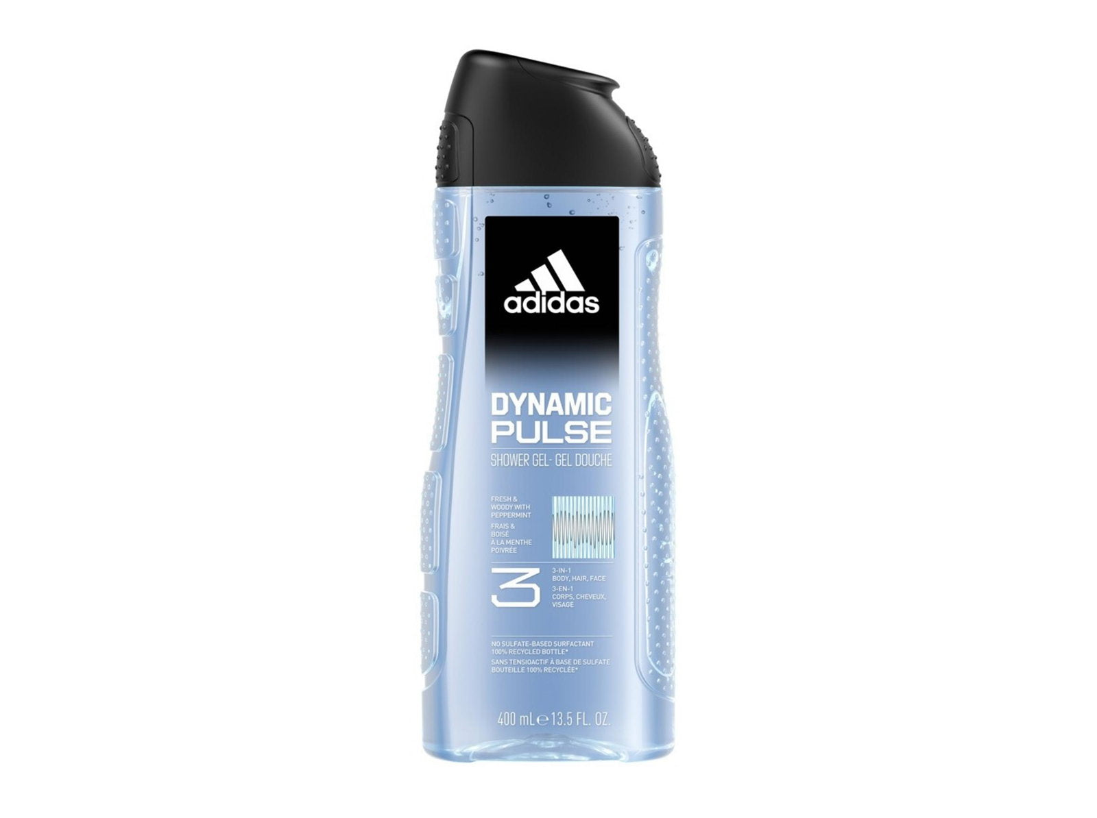 Adidas Adidas, Dynamic Pulse, Aktualisiert, Duschgel, Körper, Gesicht, Haar, Alle Hauttypen, 400 ml Regular
