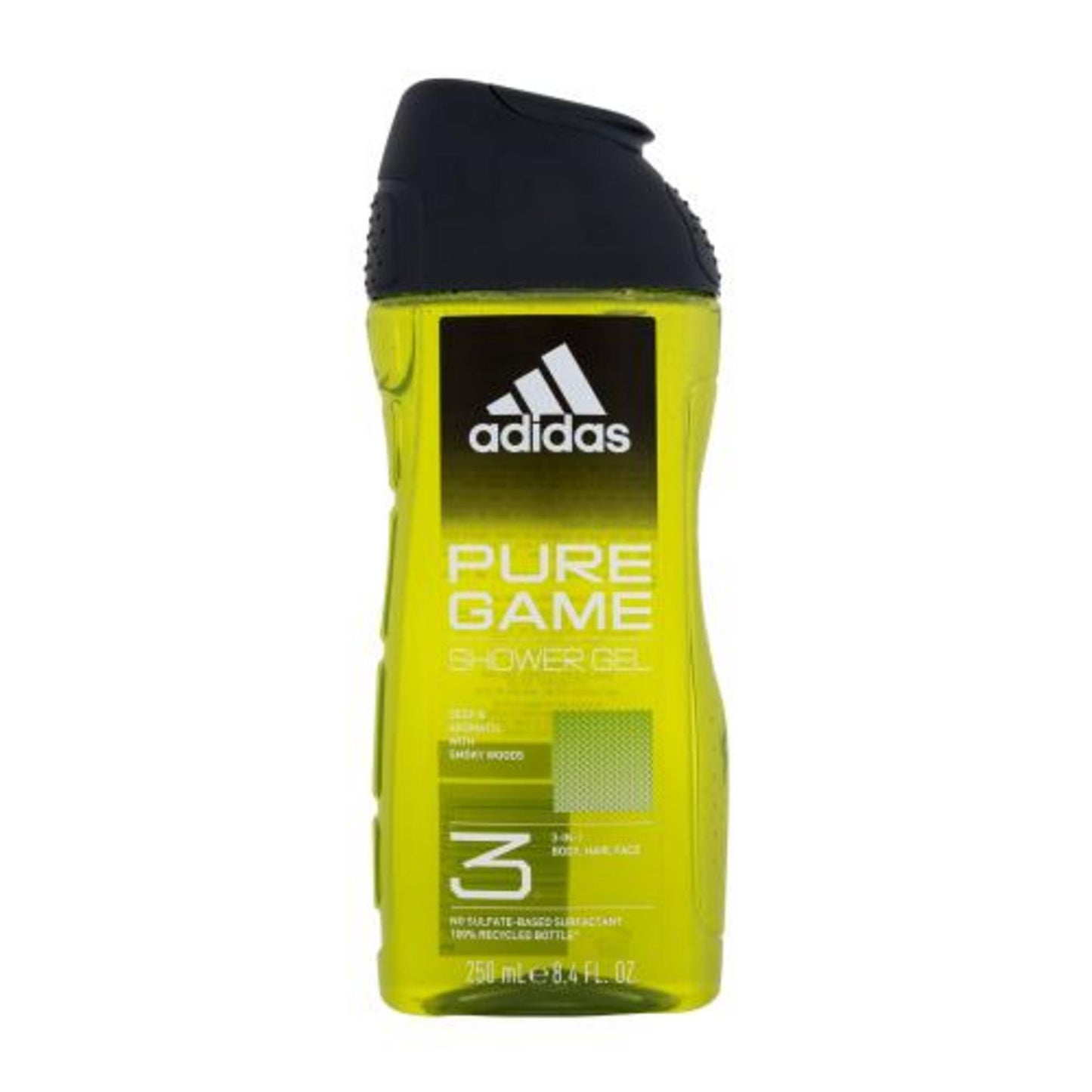 Adidas Adidas, Pure Game, Reinigung, Duschgel, Für Körper, Gesicht & Haar, Alle Hauttypen, 250 ml Regular