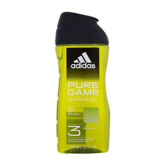 Adidas Adidas, Pure Game, Reinigung, Duschgel, Für Körper, Gesicht & Haar, Alle Hauttypen, 250 ml Regular