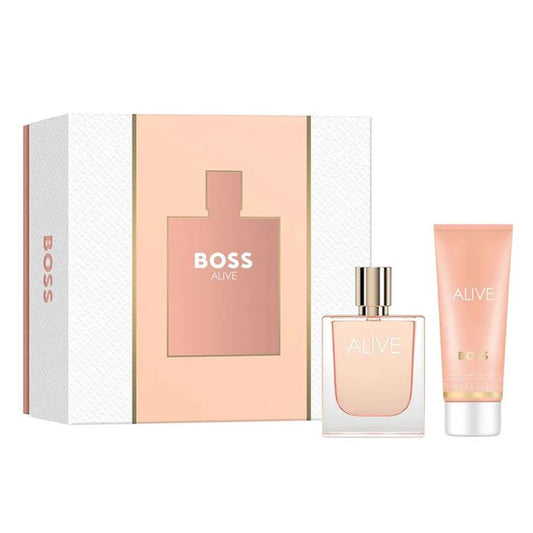 HUGO BOSS HUGO BOSS Alive Eau de Parfum 50 ml Spray und Parfümierte Körperlotion 75 ml Set