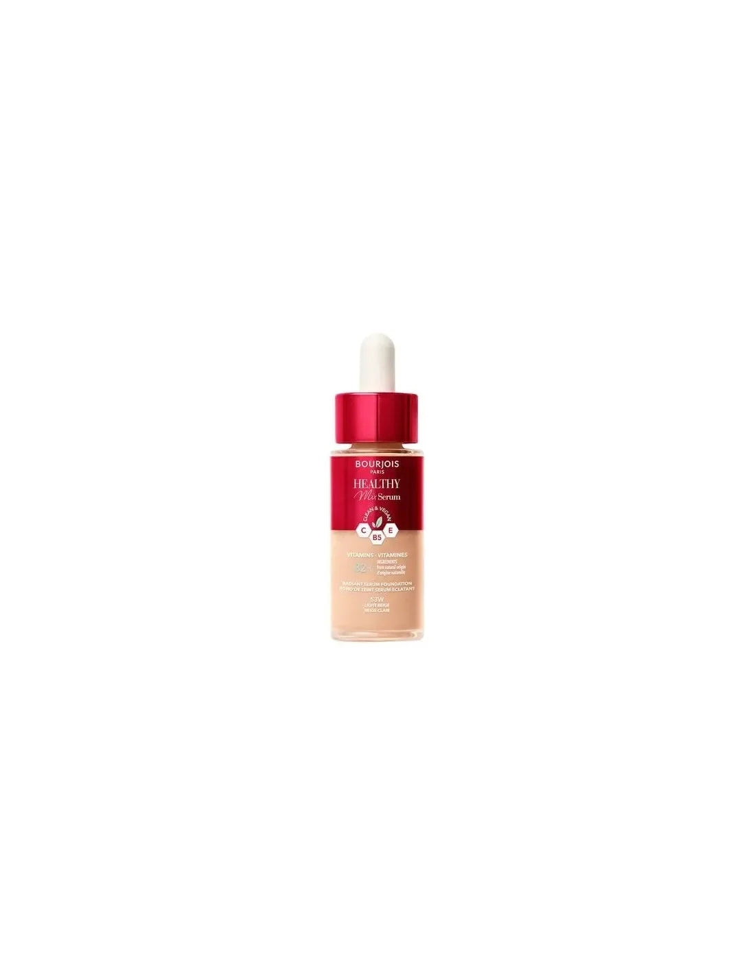 BOURJOIS BOURJOIS Healthy Mix Serum Foundation Base 53W Light Beige 30 ml