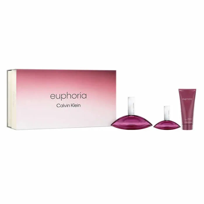 CALVIN KLEIN Calvin Klein Euphoria Eau de Parfum Spray 100 ml Set 3 Artikel Parfüm