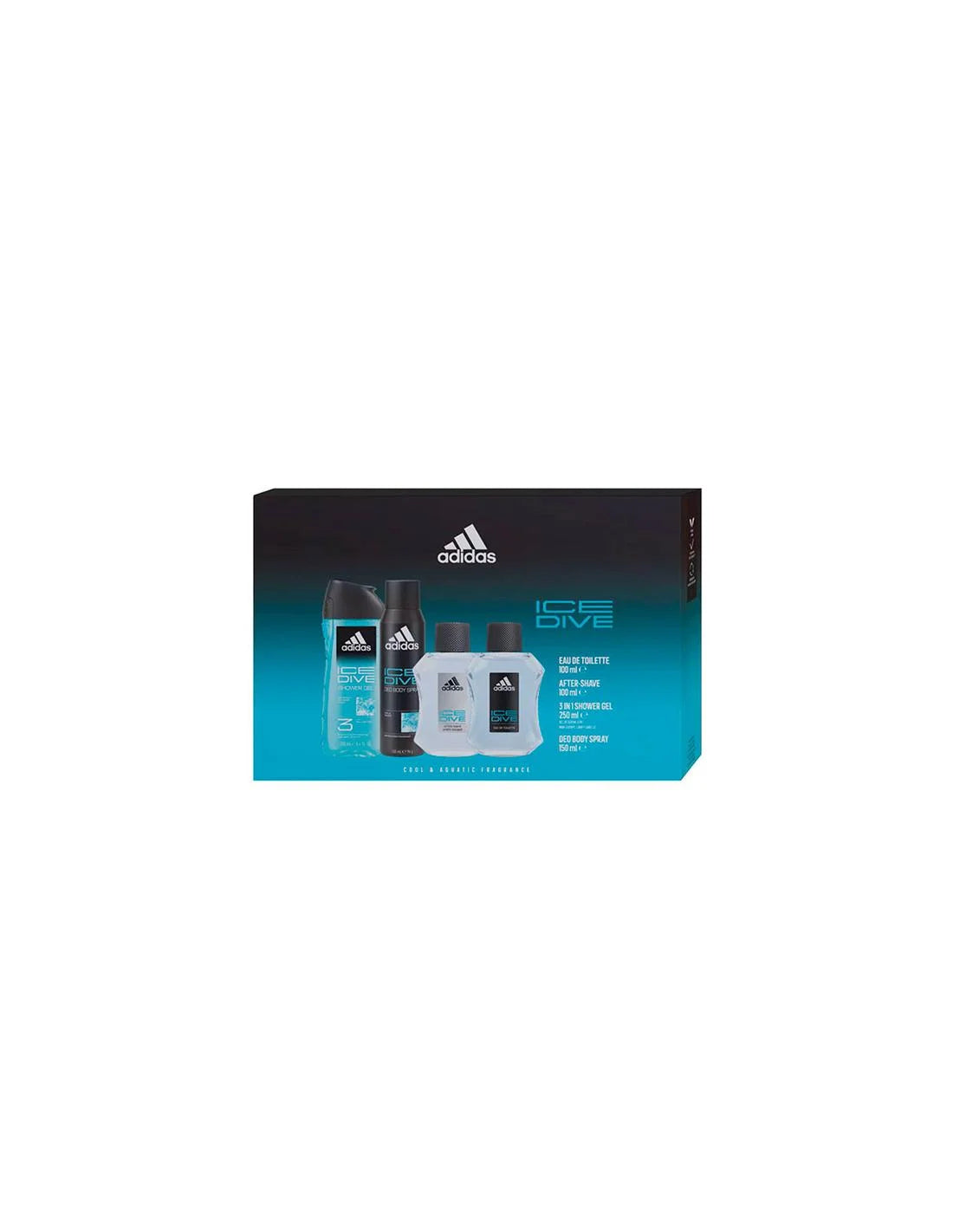 ADIDAS ADIDAS Ice Dive Eau de Toilette 100 ml After Shave 150 ml Set Parfüm