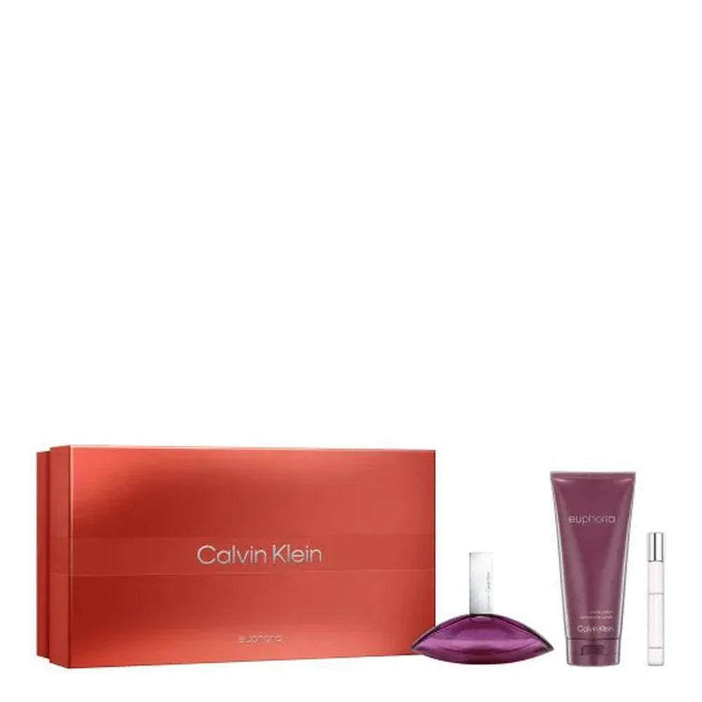 CALVIN KLEIN CALVIN KLEIN Euphoria Eau De Parfum 100 ml Set mit 10 ml Eau De Parfum und 100 ml Leche Parfüm