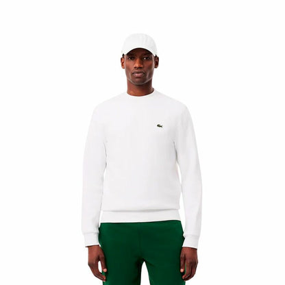 Lacoste Herren Sweater Ohne Kapuze Lacoste Core Performance Weiß
