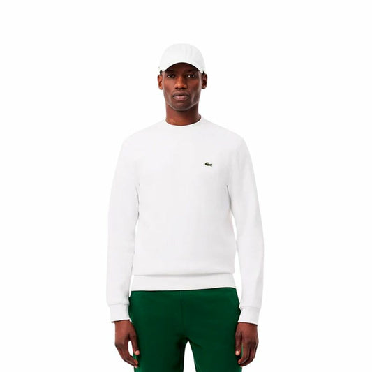 Lacoste Herren Sweater Ohne Kapuze Lacoste Core Performance Weiß