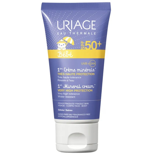 URIAGE Baby Mineral Creme SPF50+ Sonnenschutz 50 ml