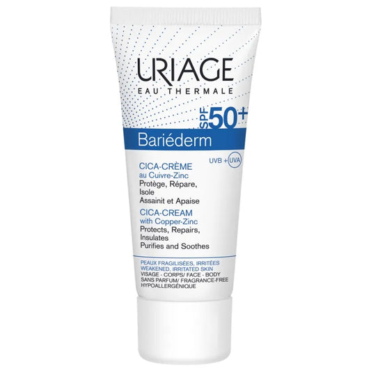 URIAGE Bariéderm Cica-Creme SPF 50+ 40 ml Sonnenschutzpflege