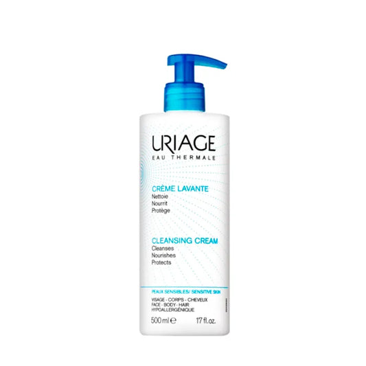 URIAGE Uriage Seifenfreie Waschcreme 500 ml sanfte Reinigung für Gesicht und Körper