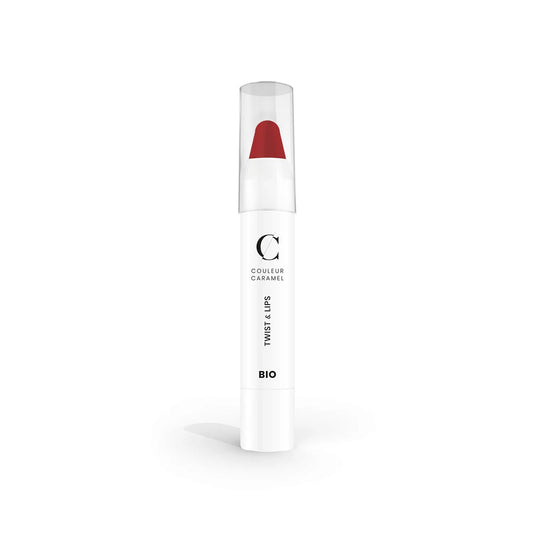 COULEUR CARAMEL Twist Y Lips Lippenstift 405 Matt Rot 1 Stück Kosmetik