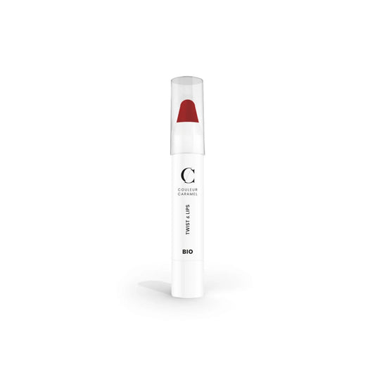 COULEUR CARAMEL Twist Y Lips Lippenstift 407 Glossy Rot 1 Stück Kosmetik