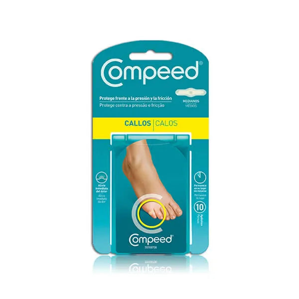 COMPEED COMPEED Hühneraugenpflaster Medium 10 Stück Pflaster zur Hühneraugenbehandlung Kosmetik