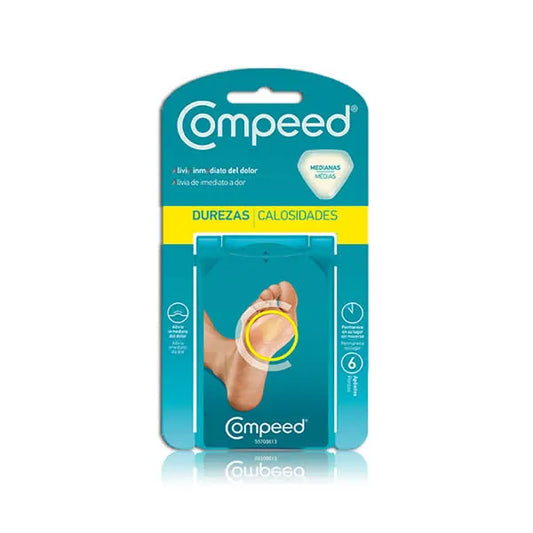 COMPEED Hornhautpflaster Medium 6 Stück zur Behandlung von Hornhaut