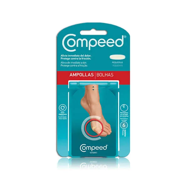 COMPEED COMPEED Blasenpflaster Small 6 Stück Blasenverband Pflaster für kleine Blasen Kosmetik