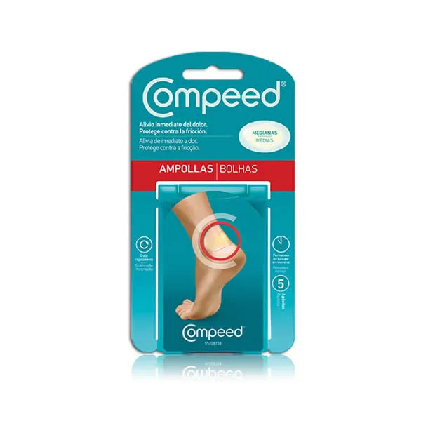 COMPEED Blasenpflaster Medium 5 Stück Blasenverband Schutzpflaster Kosmetik