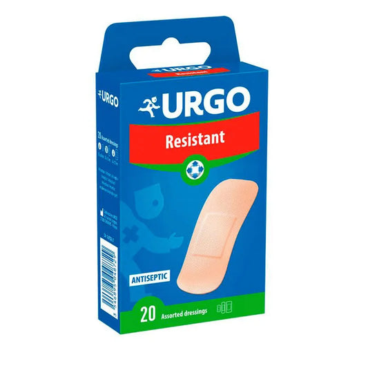 URGO Resistant 20 Pflaster Sortiert verschiedene Größen wasserfest und hautfreundlich Kosmetik