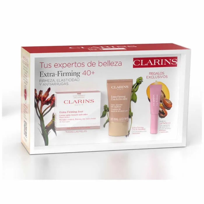 CLARINS Clarins Extra-Firming Jour Tagescreme Für Jeden Hauttyp 50 ml Set 3 Gesichtscreme
