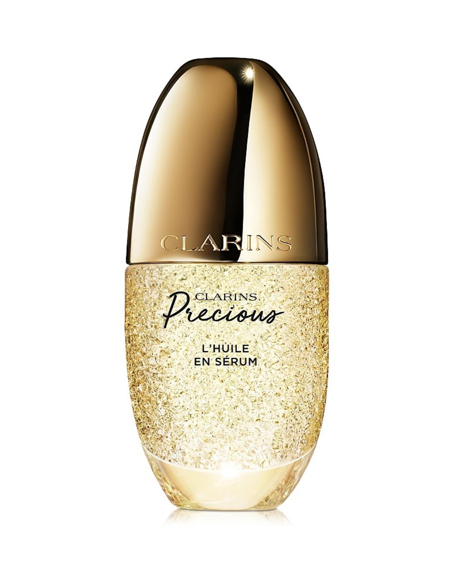 Clarins Clarins, Precious Huile En Serum, Feuchtigkeitsspendend & reparierend, Nacht, Serum, Für das Gesicht, 30 ml Regular