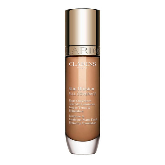 Clarins Clarins, Skin Illusion Full Coverage Foundation, Vollständige Abdeckung, Flüssige Grundierung, 111N, 30 ml Regular