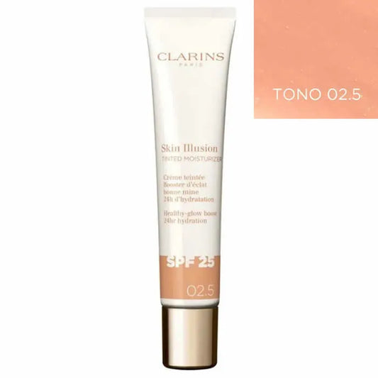 CLARINS Clarins Skin Illusion getönte Feuchtigkeitscreme SPF 25 Farbton 02.5 40 ml Gesichtscreme