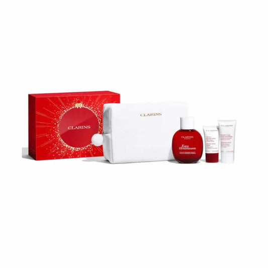 CLARINS Eau Dynamisante Belebender Aromaduft 100 ml Set 4 Artikel Parfüm