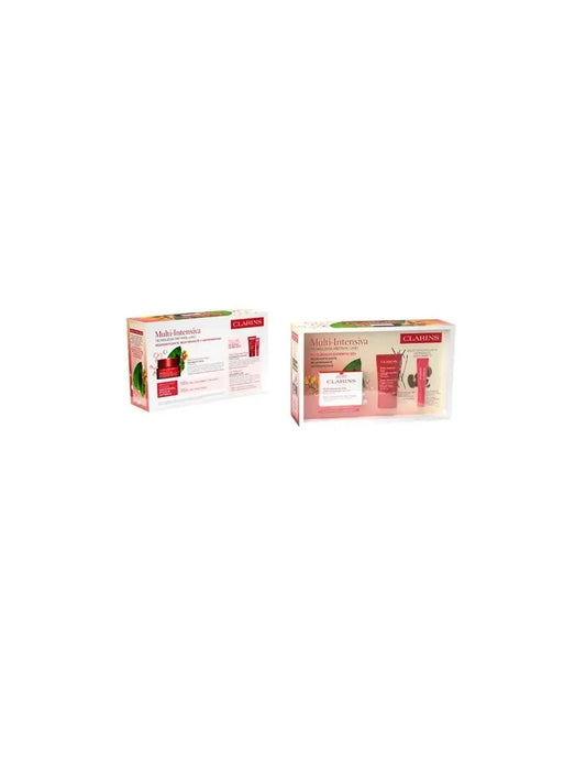 CLARINS CLARINS Set Multi Intensiva Tagescreme 50 ml Nachtcreme 15 ml Lippenpflege 24 ml Kosmetik