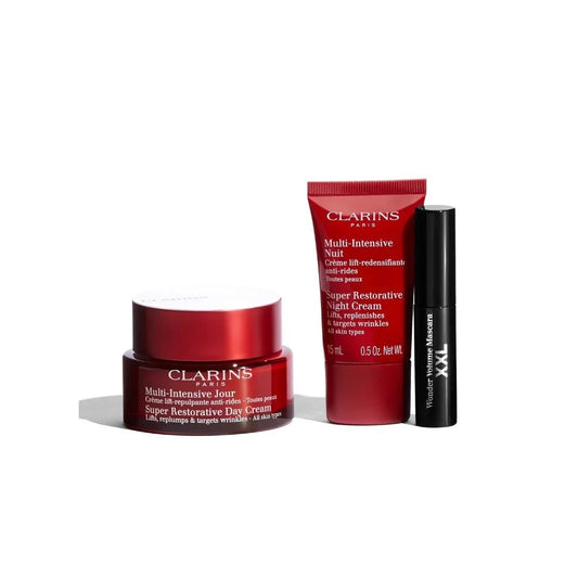 CLARINS Crema de Día Multi-Intensive 3-teiliges Set Kosmetik