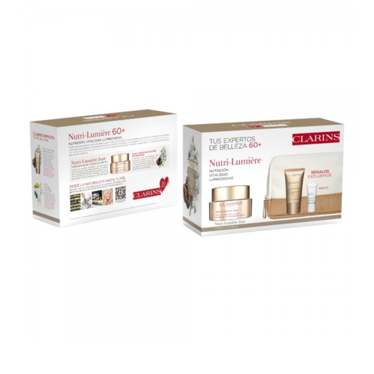 CLARINS Clarins Set Nutri Lumière Dia 50 ml Noche 15 ml Masc Cryo-Flash 5 ml Kosmetik