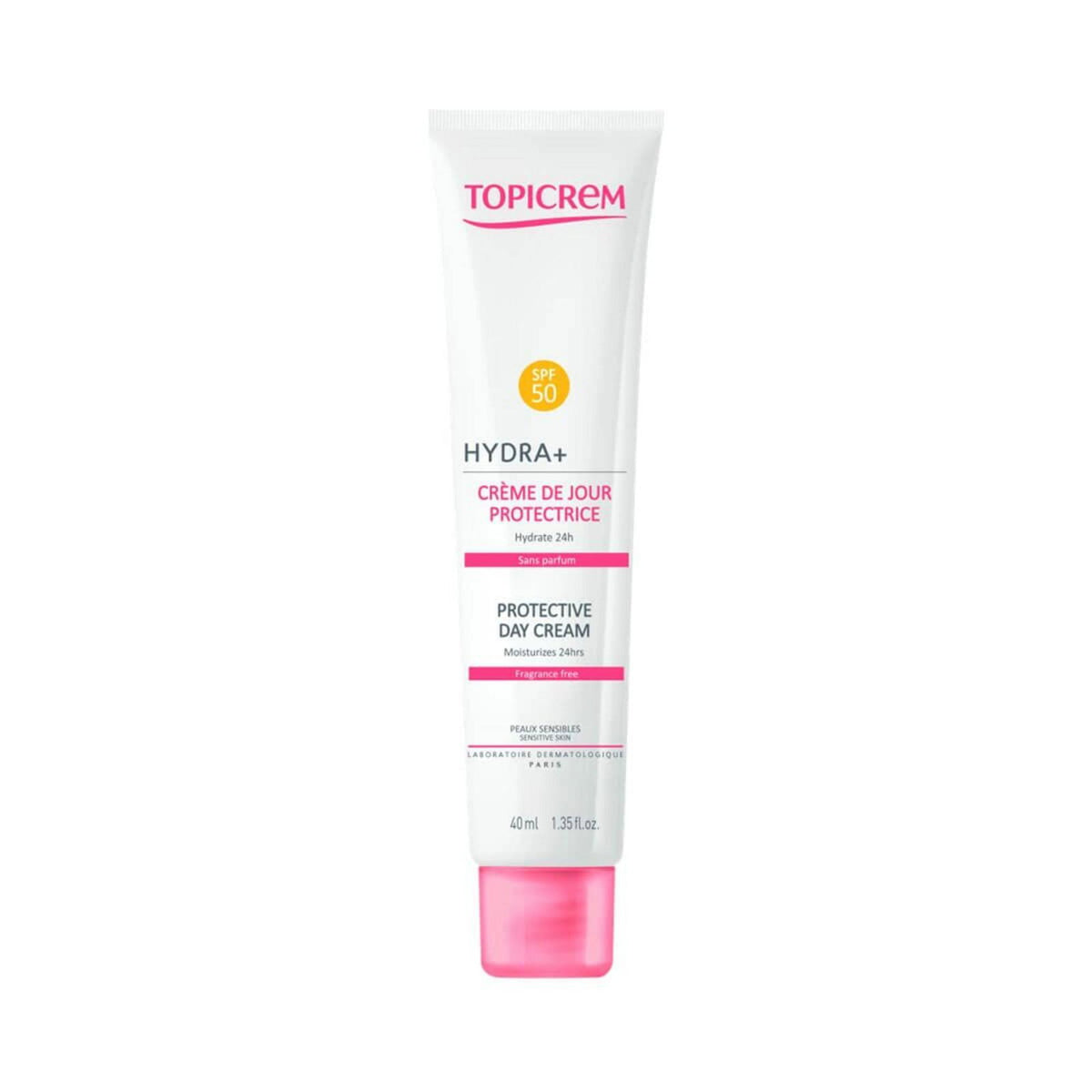 Topicrem Hydra+ Hydrating Protecting Day Cream For Face SPF 50+ 40 ml