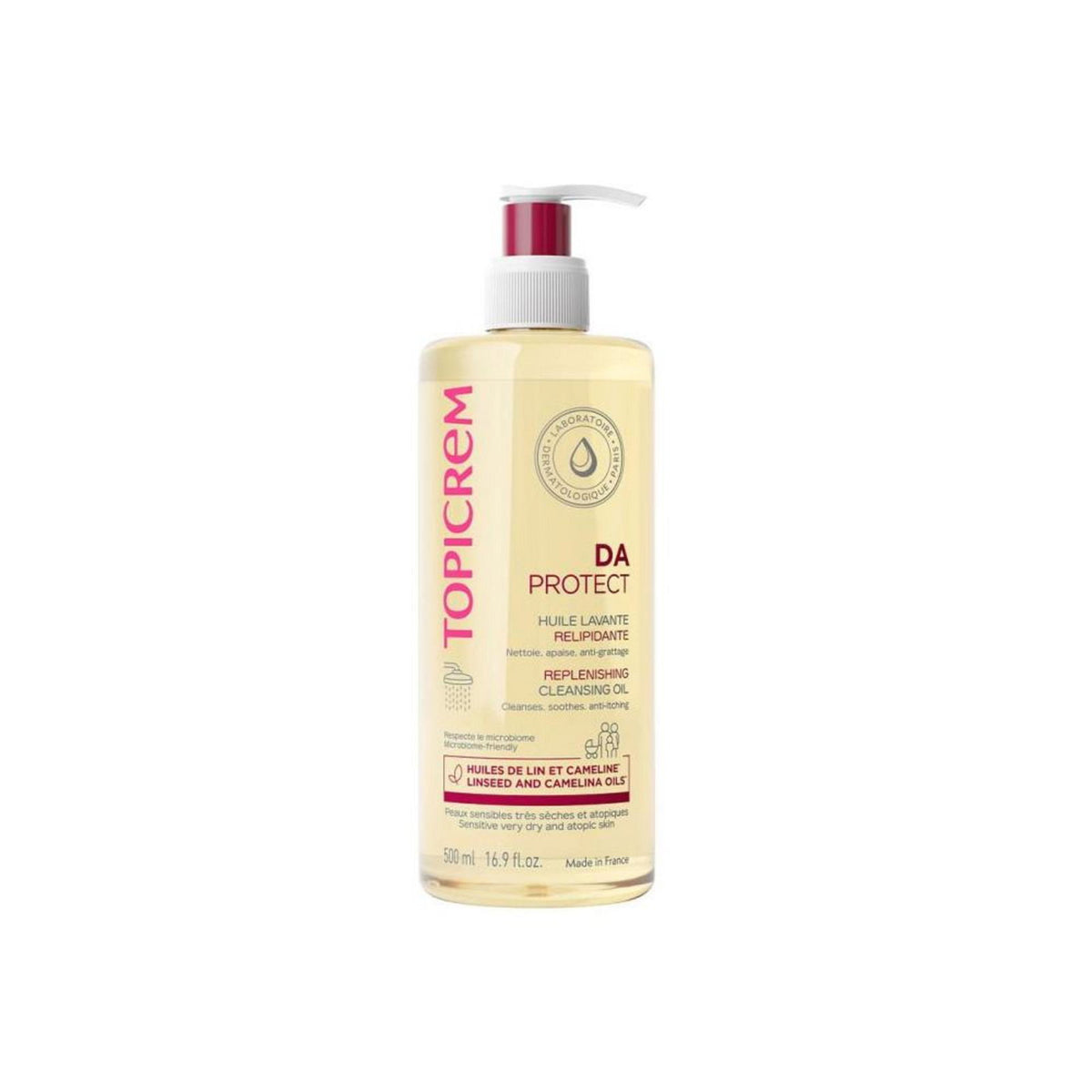 Topicrem Duschöl Topicrem, Da Protect, Cleansing & Nourishing, Shower Oil, For Dry Skin, 500 ml Regular