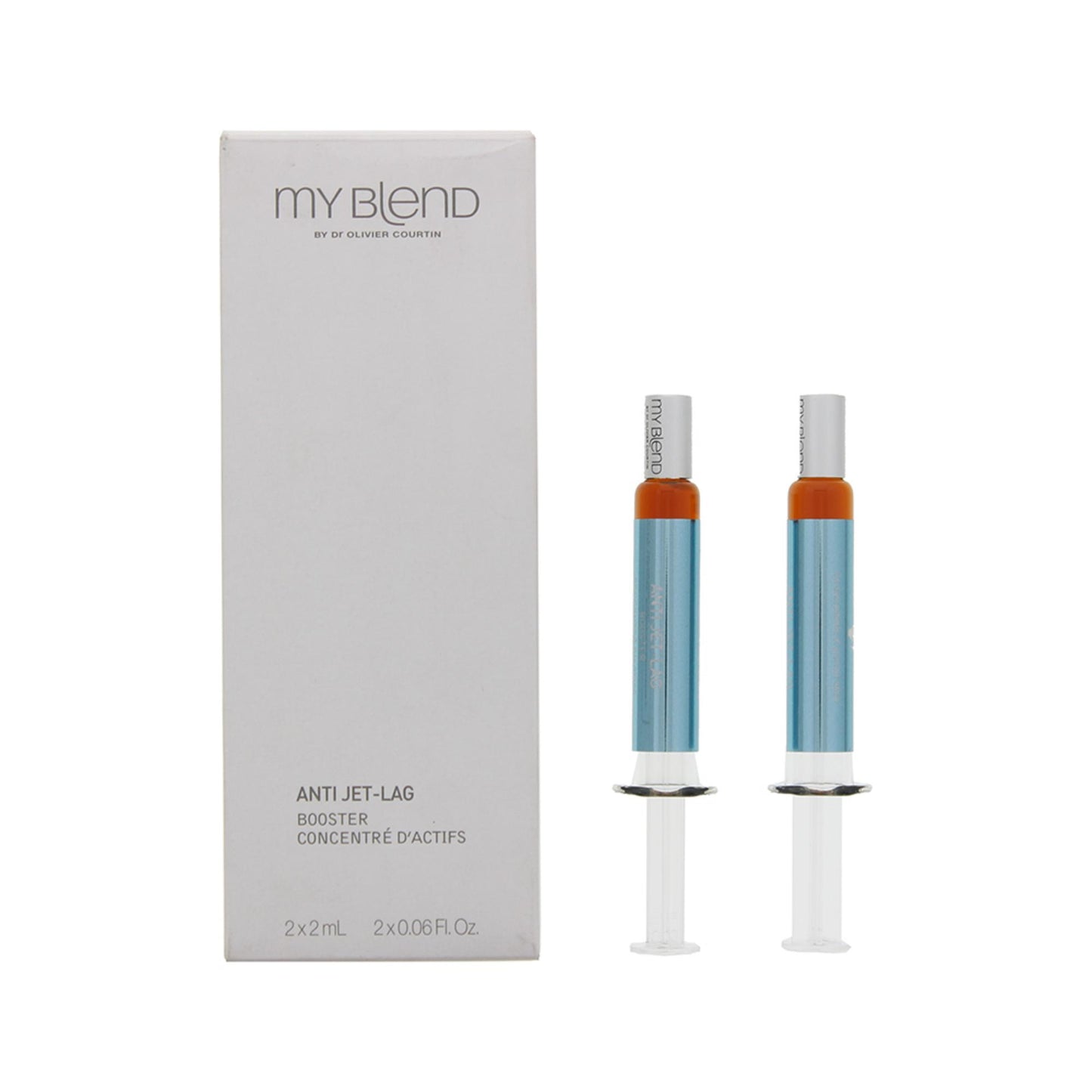 Clarins Duo Set, Clarins, My Blend, Pflanzenextrakte, Revitalisierung, Konzentrieren, Gesicht, 2 stk, 2 ml Regular