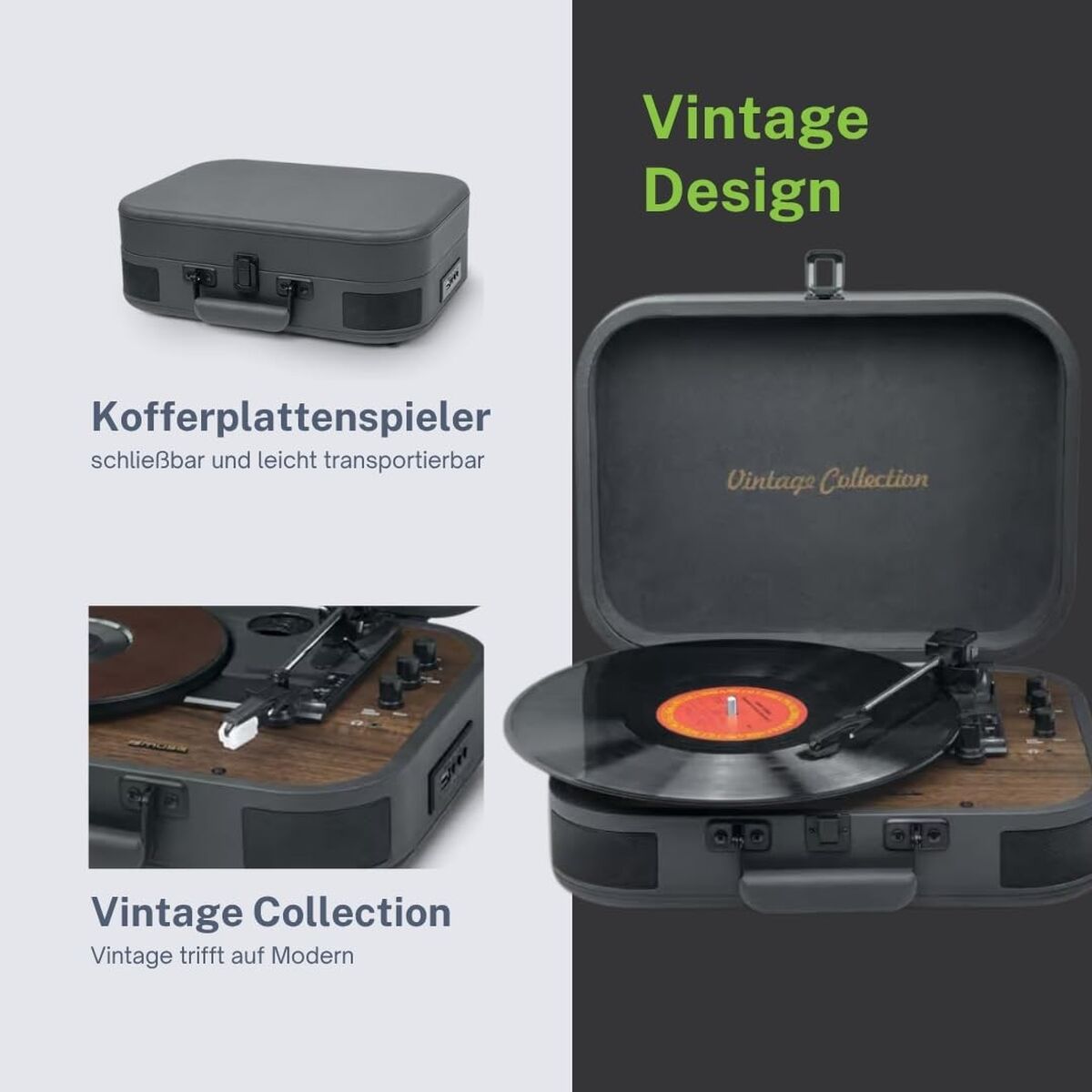 Muse Plattenspieler Muse Mt207Dgb