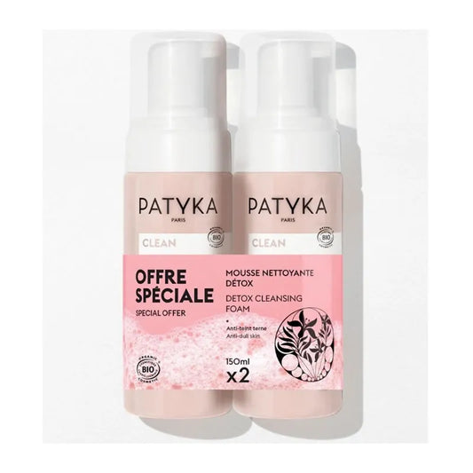 PATYKA PATYKA Duo Detox Reinigungsmousse 2 x 150 ml Reinigungsschaum Set