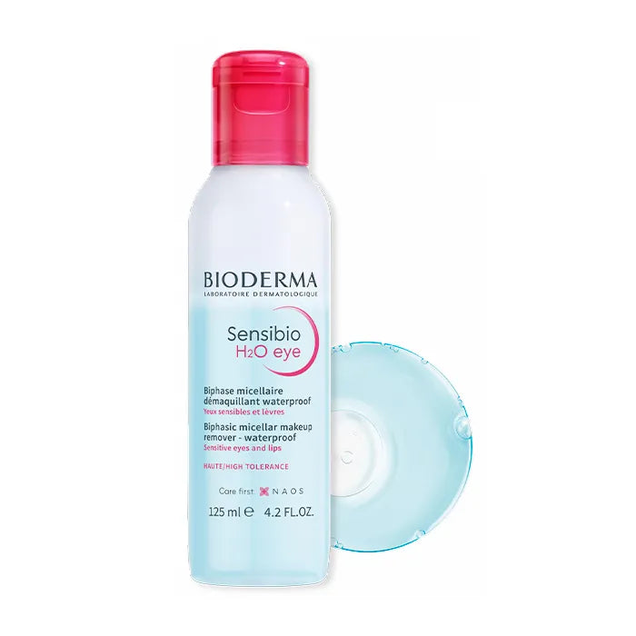 BIODERMA BIODERMA Sensibio H20 Eye Mizellenwasser 125 ml Reinigungslösung für Augen Kosmetik
