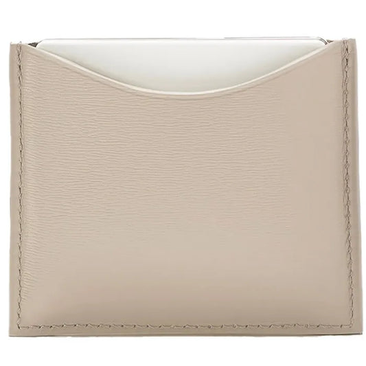 LA BOUCHE ROUGE LA BOUCHE ROUGE Beige Leder Compact Case Kosmetiktasche