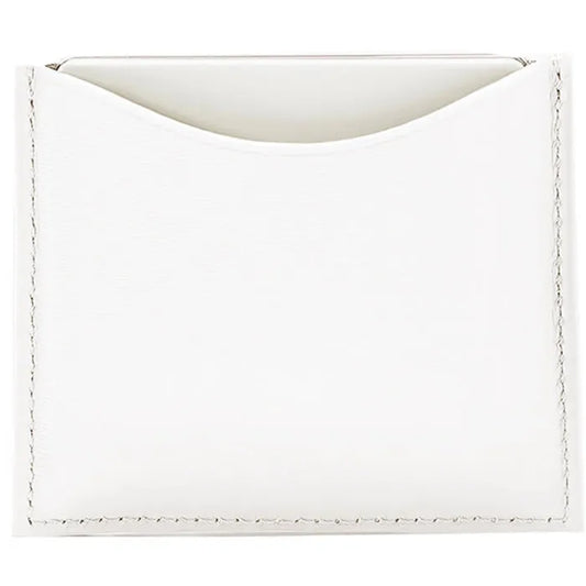LA BOUCHE ROUGE LA BOUCHE ROUGE White Leather Compact Case Kosmetiketui aus weißem Leder