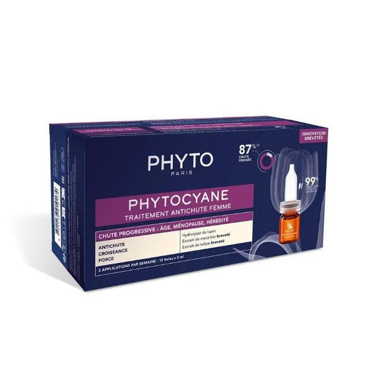 PHYTO PARIS Phytocyane Progressive Behandlung 12 Ampullen à 5 ml Kosmetik