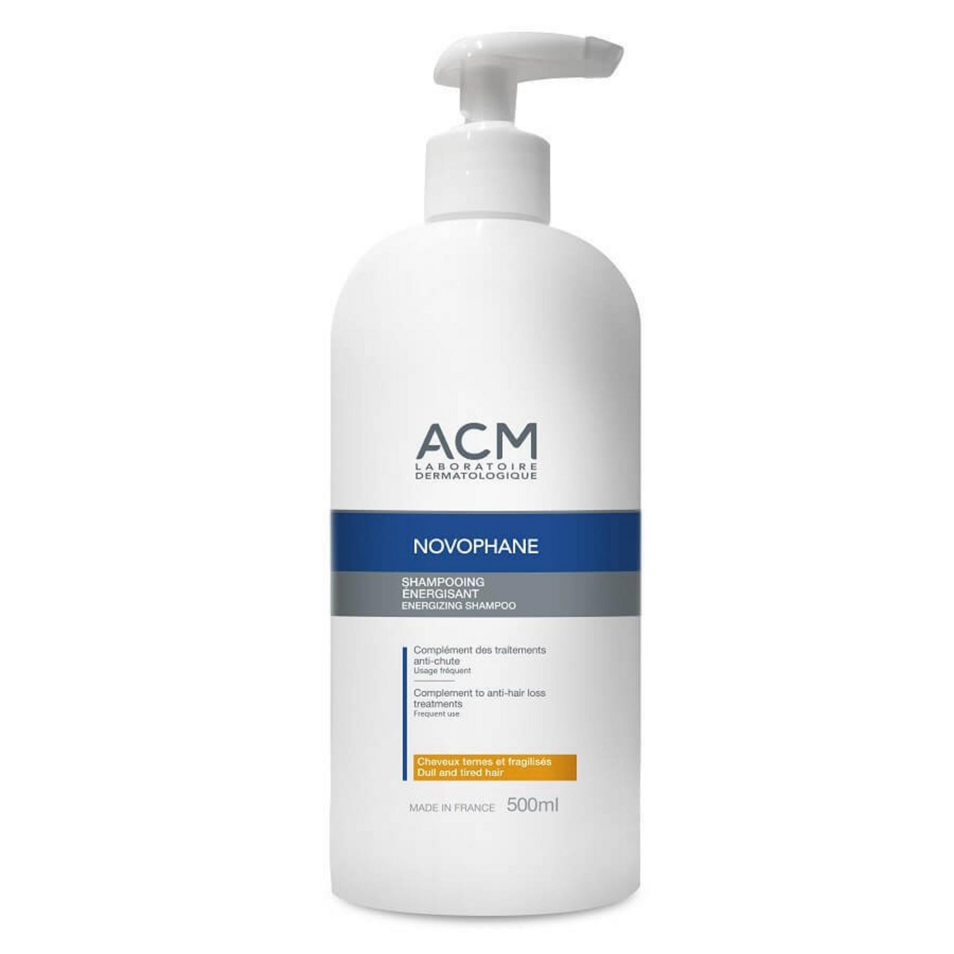 Laboratoire ACM Laboratoire ACM, Novophane, Haarbehandlung Shampoo, Energetisierend, Geldstrafe, 500 ml Regular