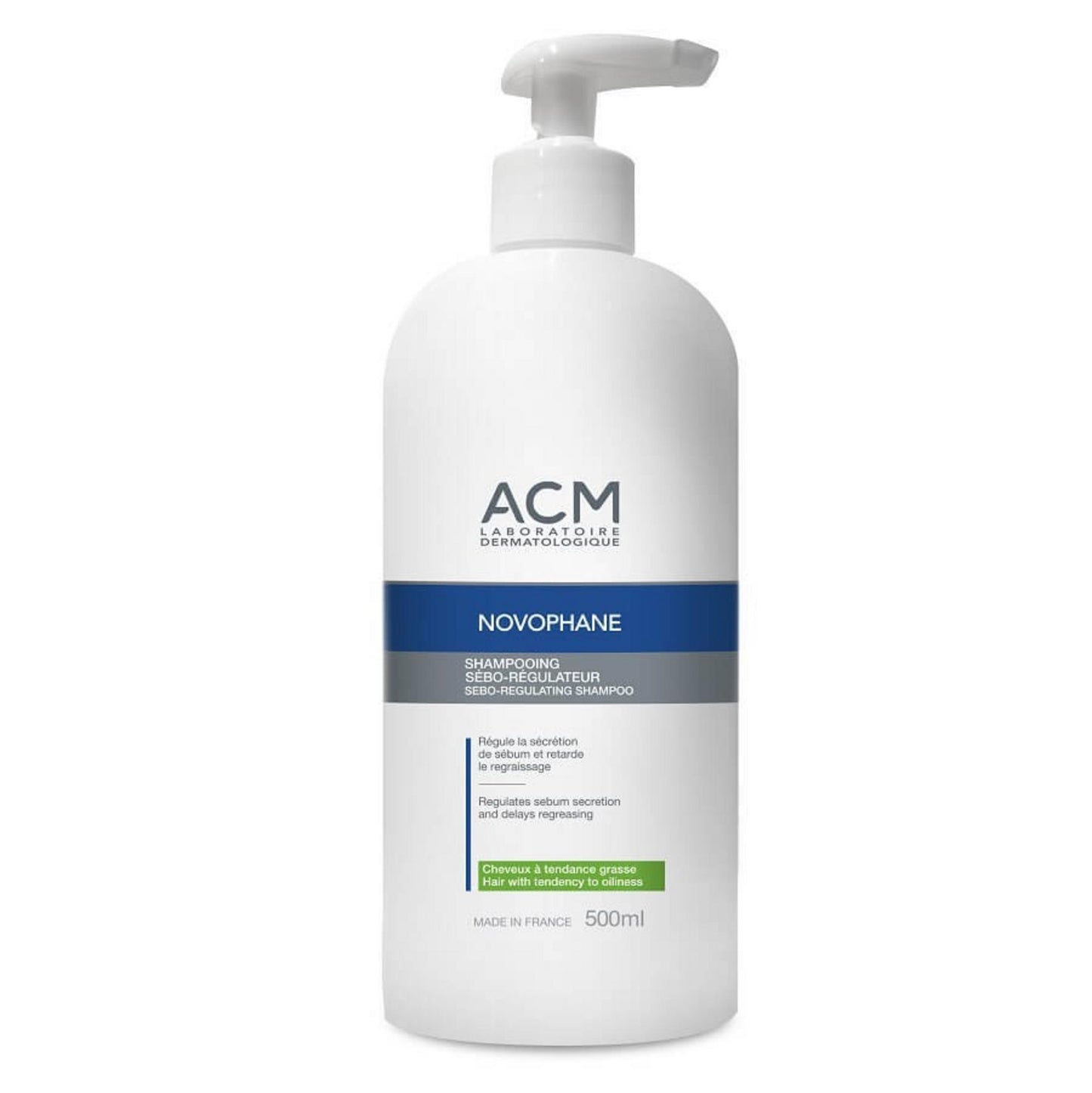 Laboratoire ACM Laboratoire ACM, Novophane, Haarbehandlung Shampoo, Zur Regulierung von übermäßigem Talg, Für fettiges Haar, 