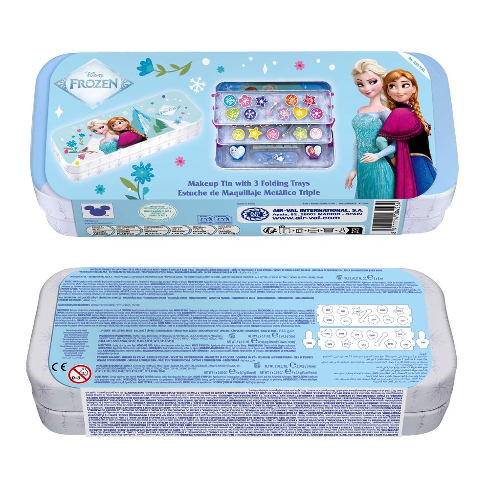 DISNEY DISNEY Air-Val Frozen Est Metal Maquillaje Trip Kosmetikset