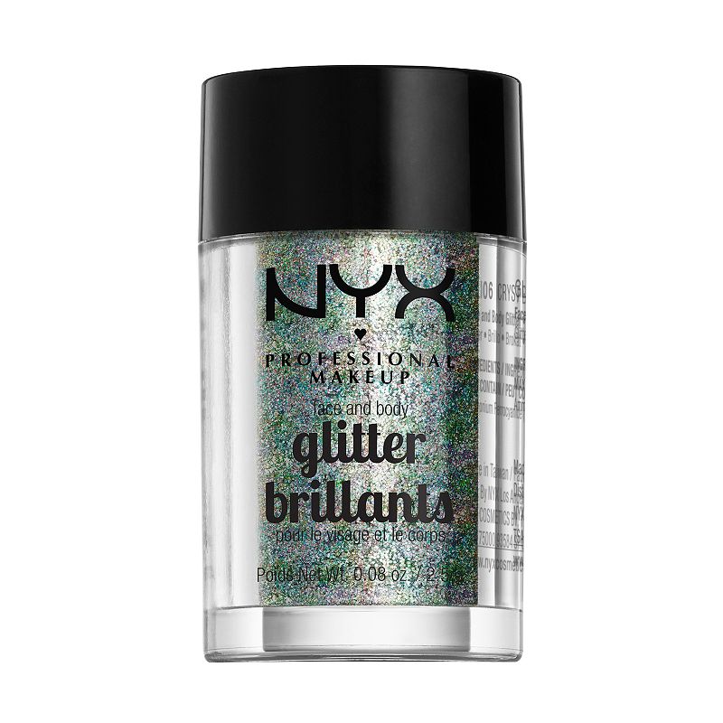 NYX NYX Glitter Brillants Face and Body Crystal 2,5 g Glitzer für Gesicht und Körper Kosmetik